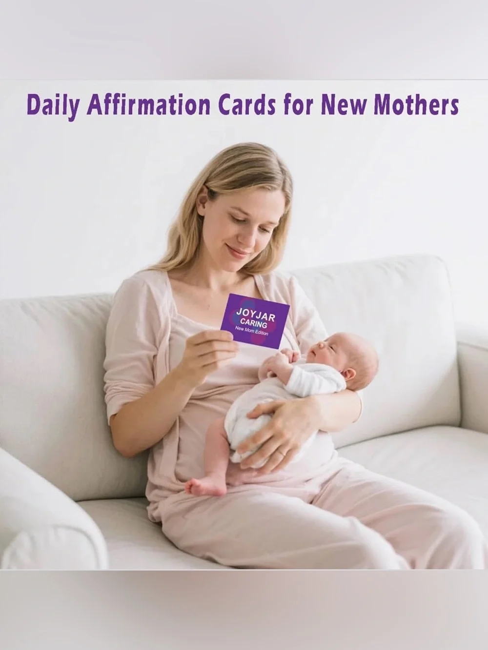 JoyJar Caring New Mom Edition Card Deck 50 Cards New